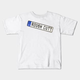 Rough Cutt - License Plate Kids T-Shirt